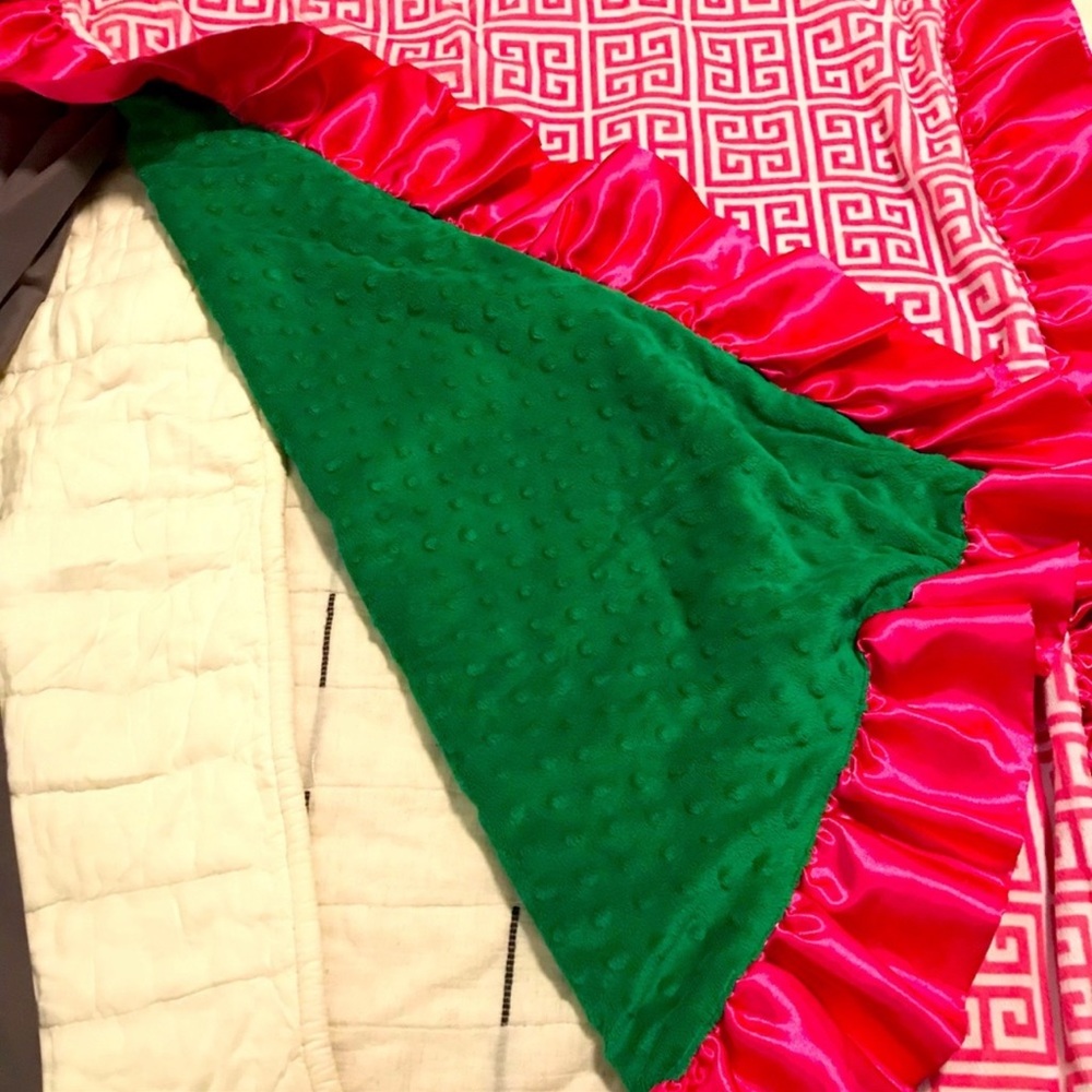 Beautiful unique mud pie baby blanket
